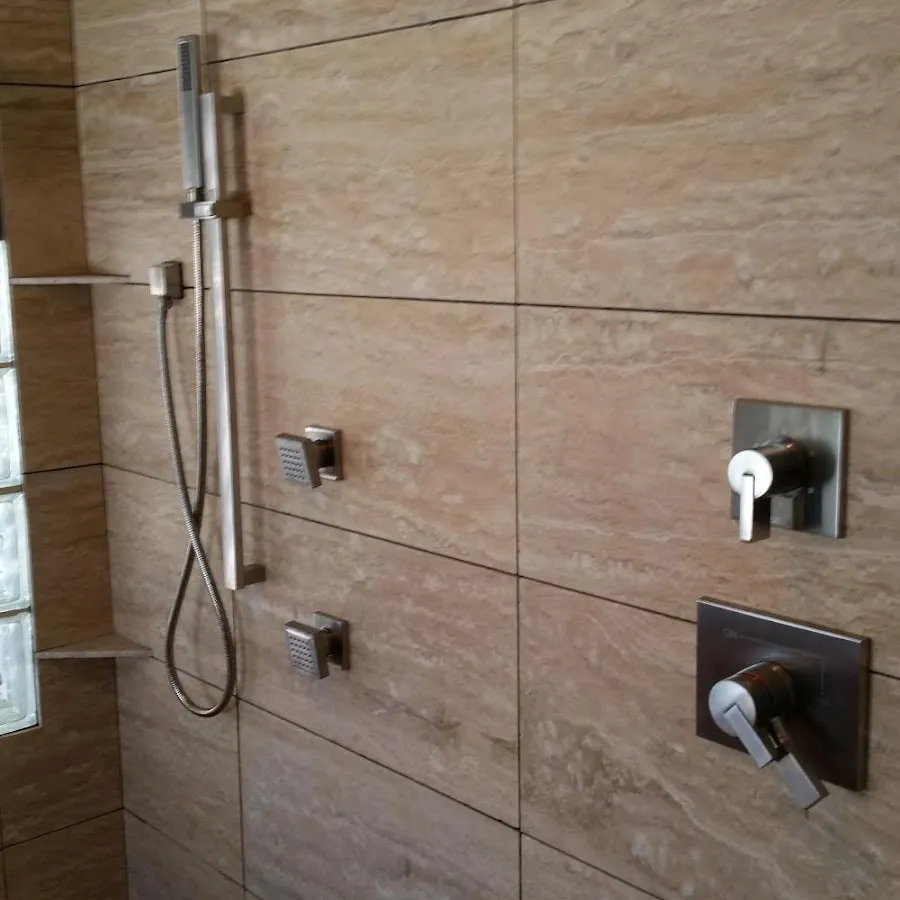 Shower fixture installation for Water Heater Replacement in Ulysses